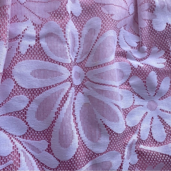 Vintage Handmade Pink Floral Women’s Spaghetti Straps Maxi Dress - Picture 14 of 15